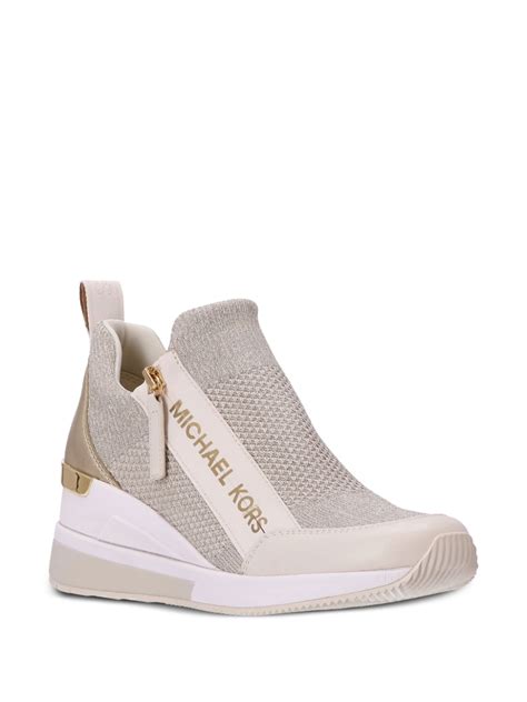 sneaker michael kors beige|michael kors wedges black.